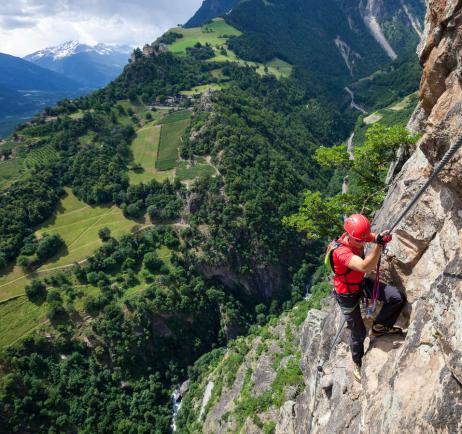 Klettergarten im Vinschgau